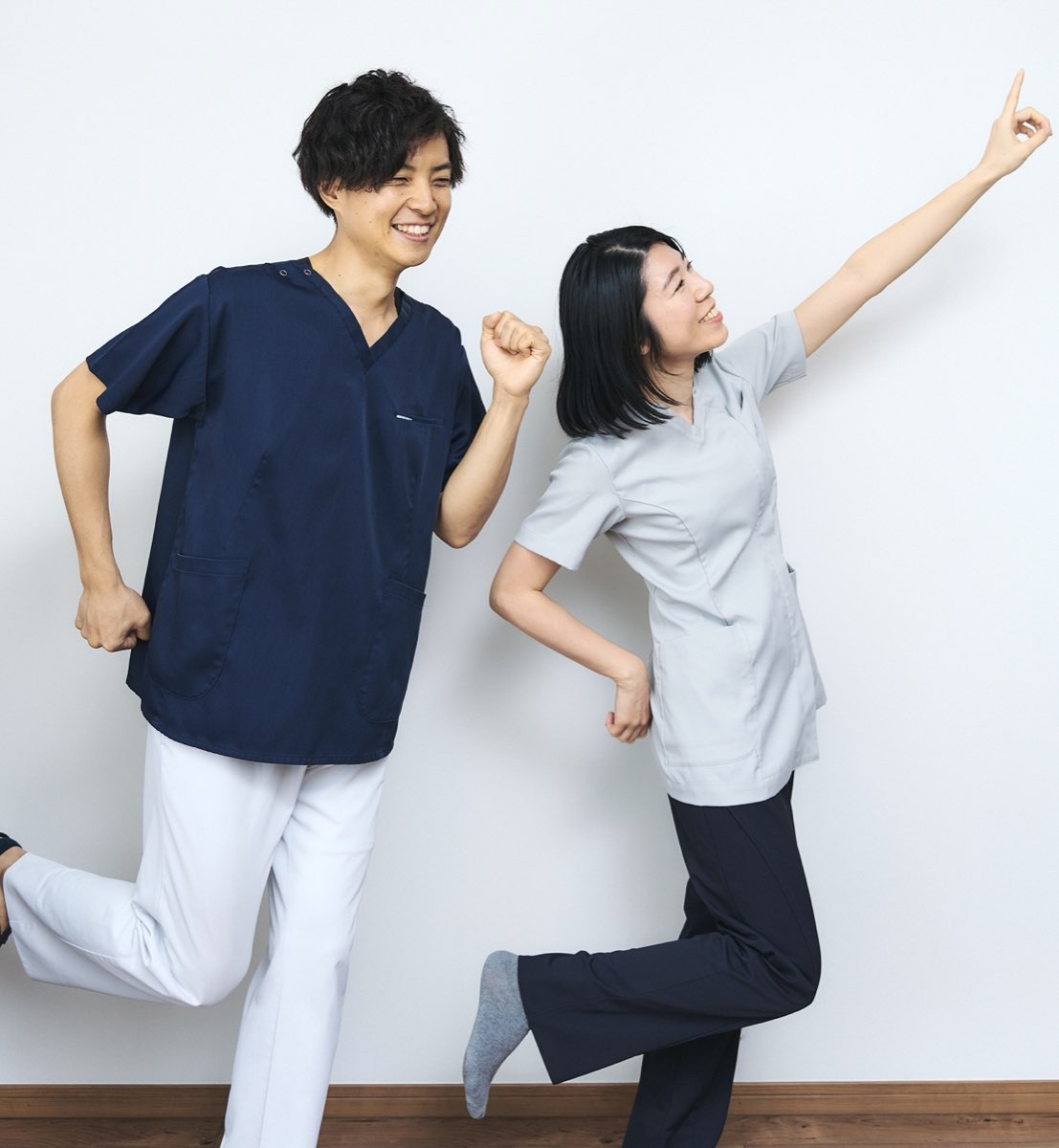 院長 牧田と施術者 石川